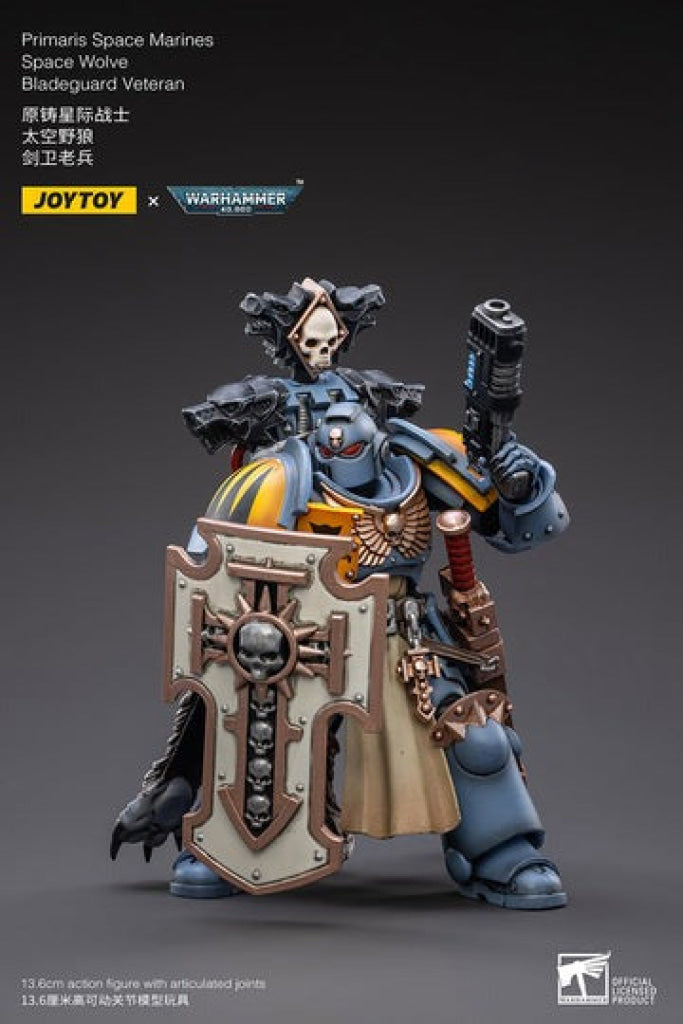 Joytoy Warhammer 40K Primaris Space Marines Wolves Bladeguard Veteran Jt2795 Warhammer