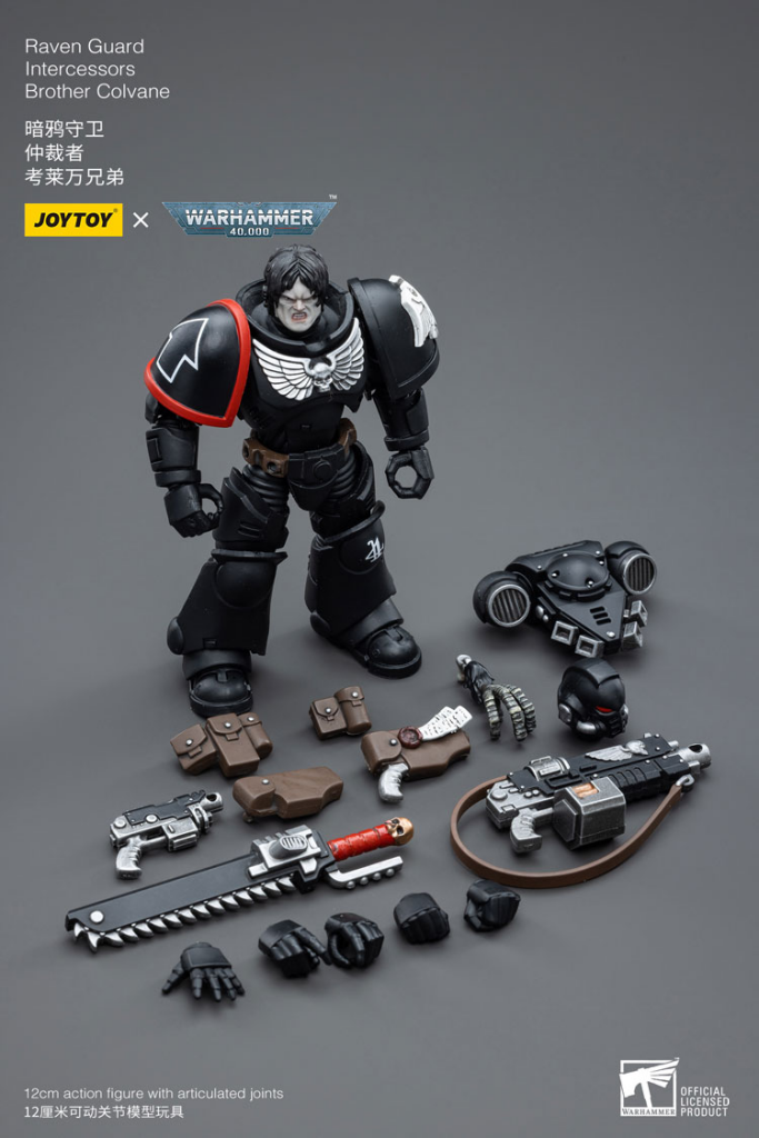 Joytoy Warhammer 40K Raven Guard Intercessors Brother Colvane Warhammer