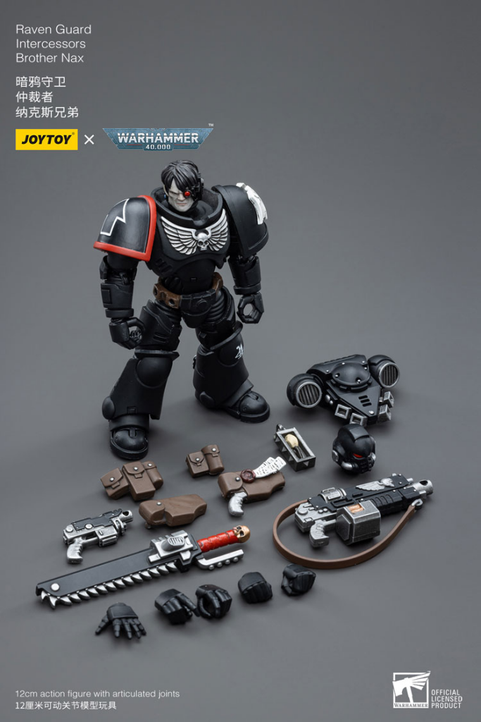 Joytoy Warhammer 40K Raven Guard Intercessors Brother Nax Warhammer