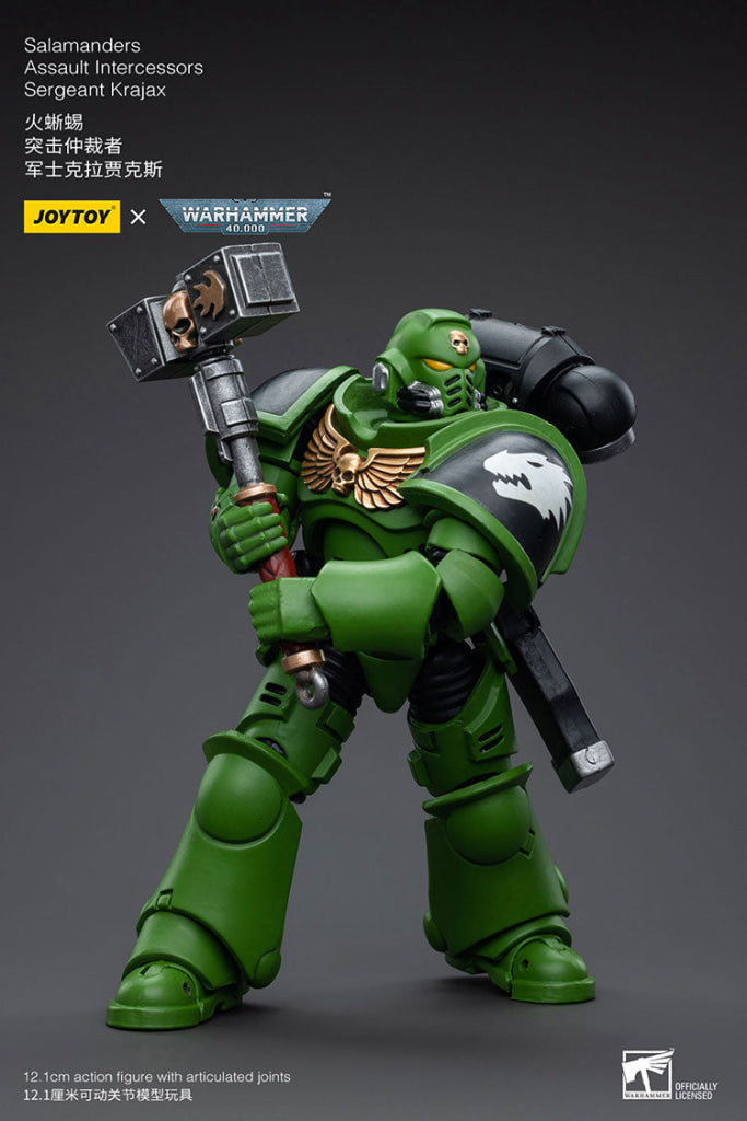 Joytoy Warhammer 40K Salamanders Assault Intercessors Sergeant Krajax Warhammer
