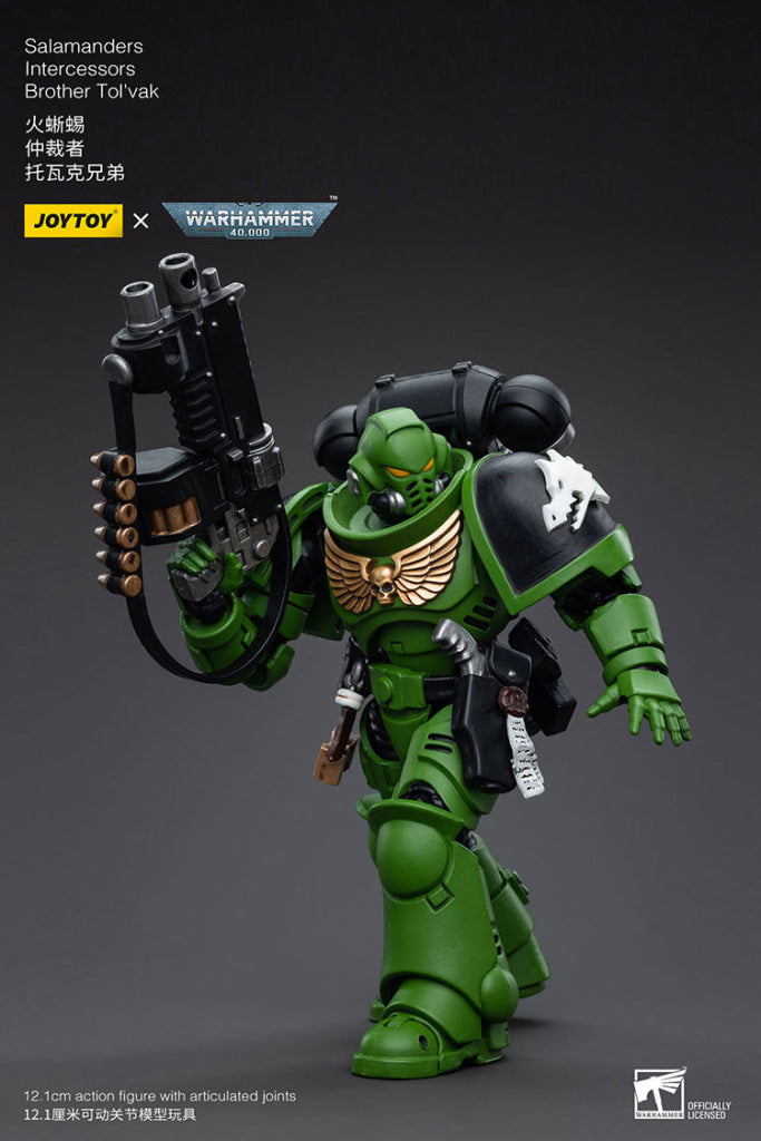 Joytoy Warhammer 40K Salamanders Intercessors Brother Tol’vak Warhammer