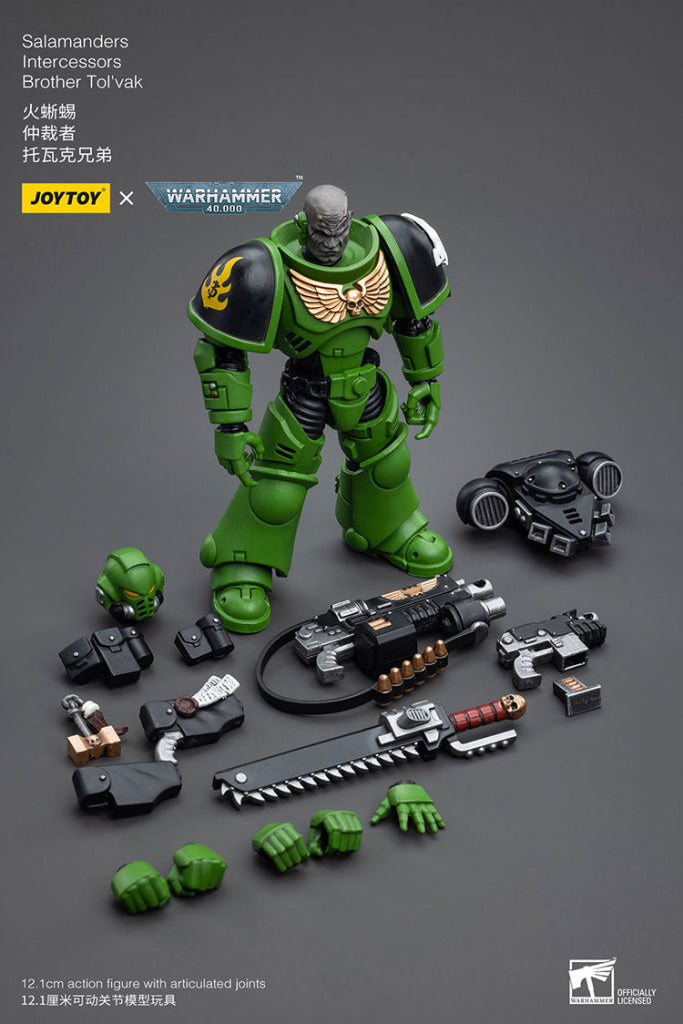 Joytoy Warhammer 40K Salamanders Intercessors Brother Tol’vak Warhammer