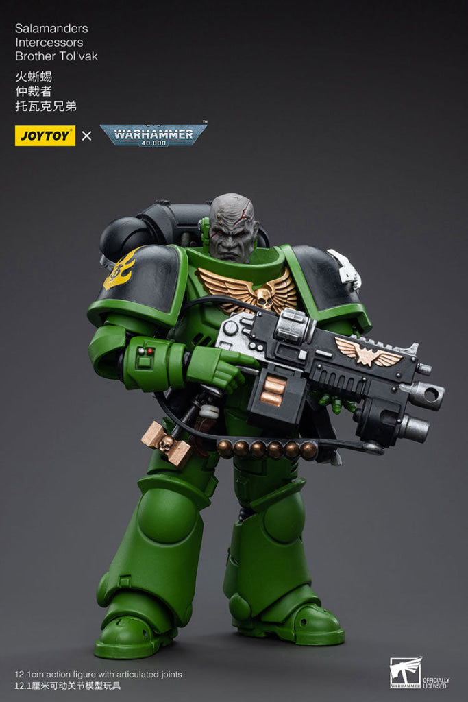 Joytoy Warhammer 40K Salamanders Intercessors Brother Tol’vak Warhammer