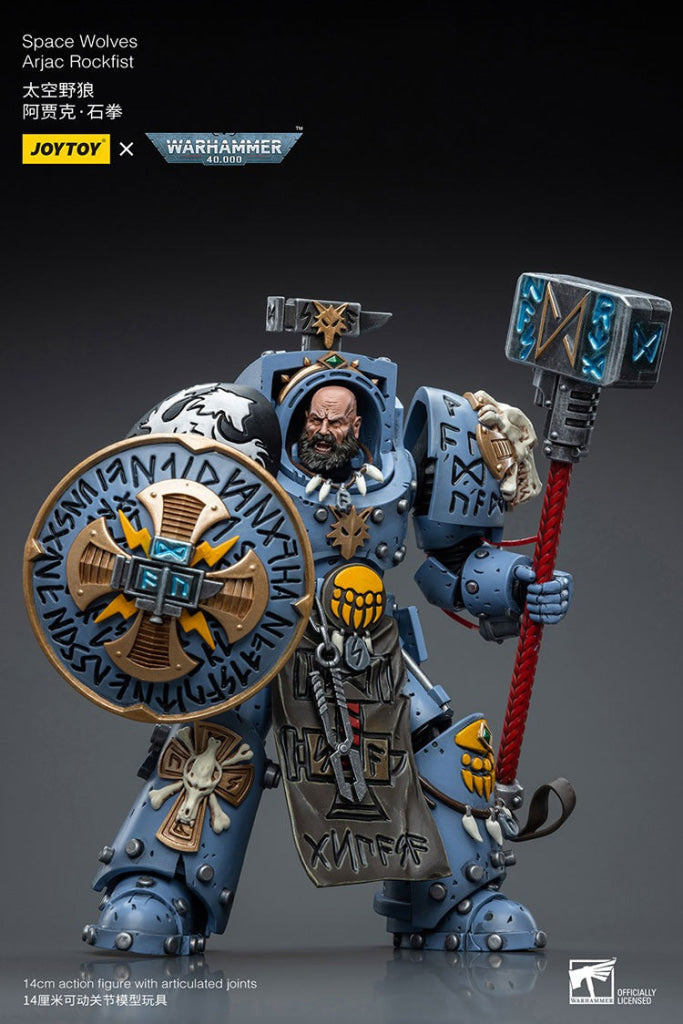 Joytoy Warhammer 40K Space Wolves Arjac Rockfist Warhammer