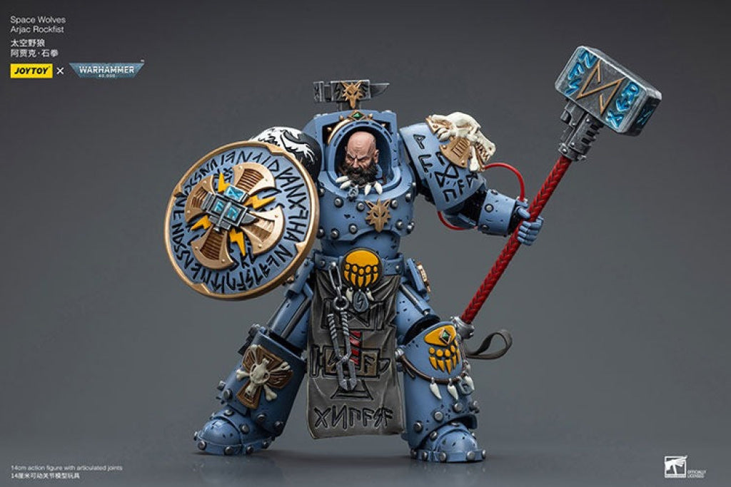 Joytoy Warhammer 40K Space Wolves Arjac Rockfist Warhammer