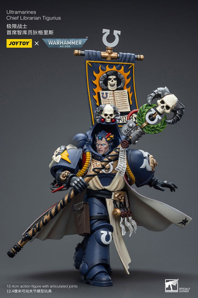 Joytoy Warhammer 40K Ultramarines Chief Librarian Tigurius Warhammer