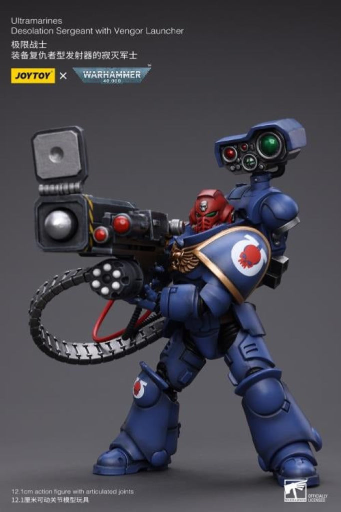 Joytoy Warhammer 40K Ultramarines Desolation Sergeant With Vengor Launcher Jt8803 Warhammer