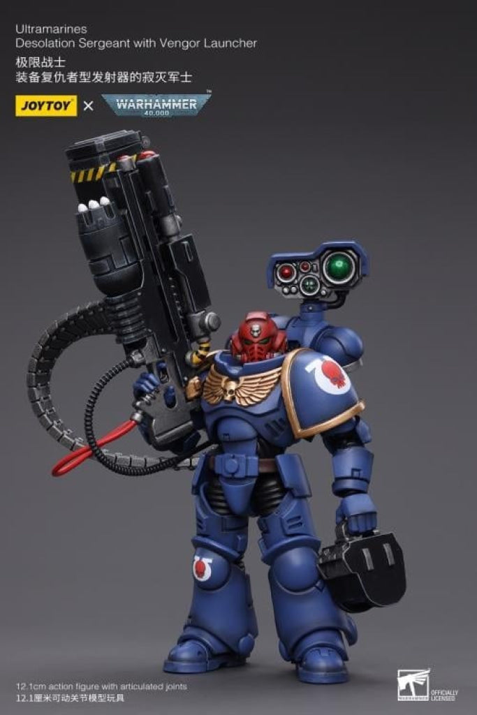 Joytoy Warhammer 40K Ultramarines Desolation Sergeant With Vengor Launcher Jt8803 Warhammer