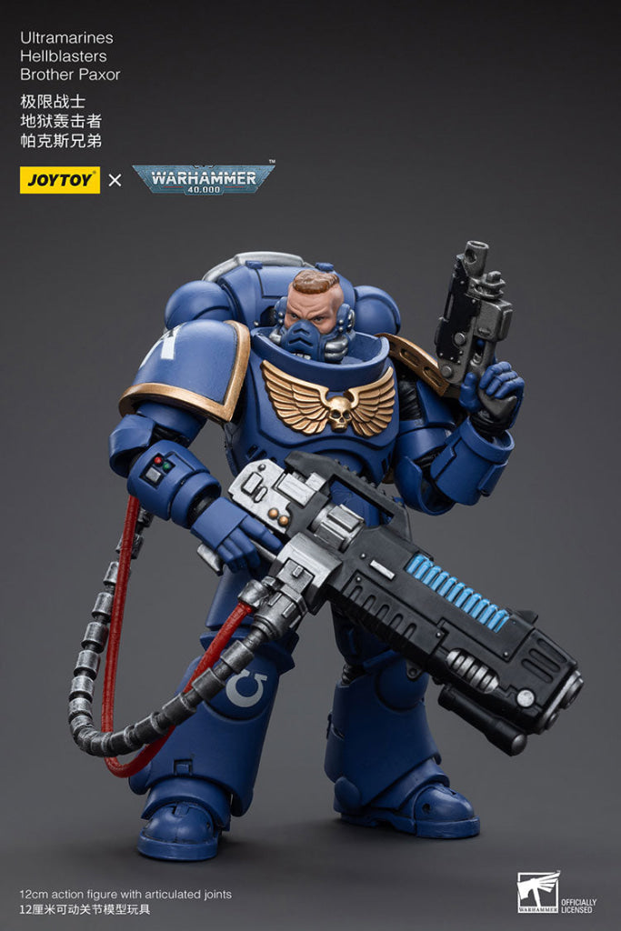 Joytoy Warhammer 40K Ultramarines Hellblasters Brother Paxor Warhammer