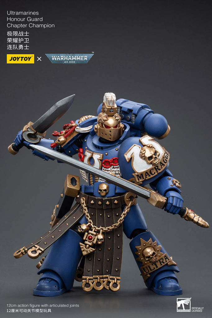 Joytoy Warhammer 40K Ultramarines Honour Guard Chapter Champion Warhammer