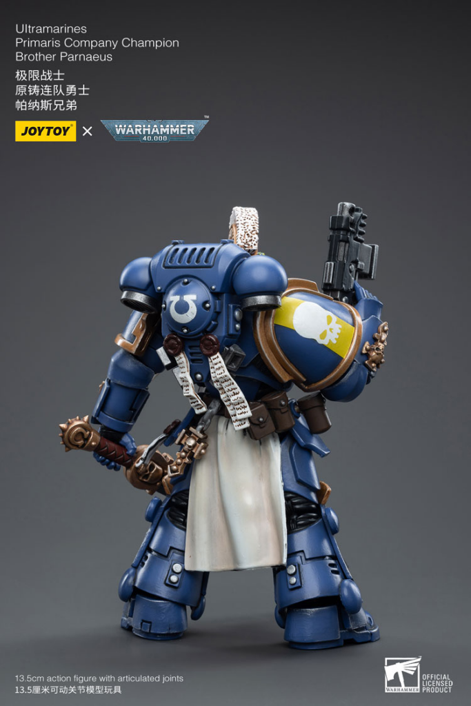 Joytoy Warhammer 40K Ultramarines Primaris Company Champion Brother Parnaeus Warhammer