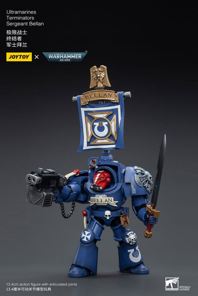 Joytoy Warhammer 40K Ultramarines Terminators Sergeant Bellan Jt6663 Warhammer