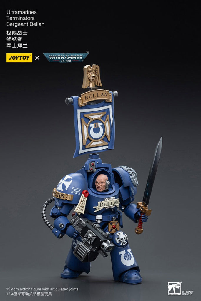 Joytoy Warhammer 40K Ultramarines Terminators Sergeant Bellan Jt6663 Warhammer