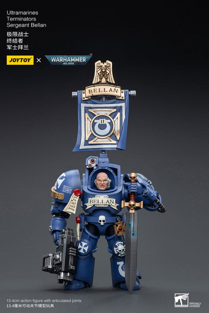 Joytoy Warhammer 40K Ultramarines Terminators Sergeant Bellan Jt6663 Warhammer