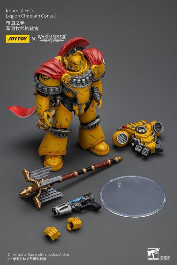 Joytoy Warhammer Imperial Fists Legion Chaplain Consul Jt9039 Warhammer 40K
