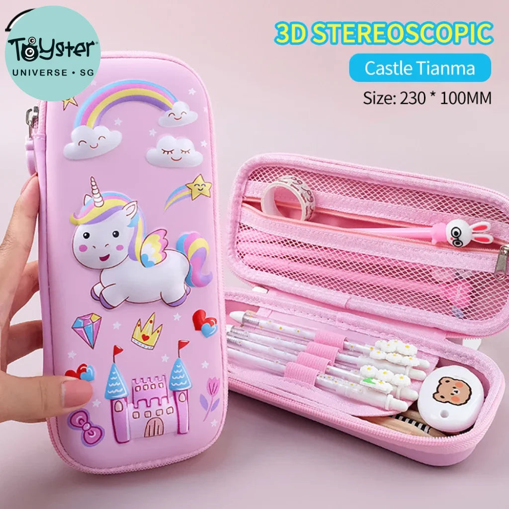 Kawaii Pencil Case Kids Students Stationery Box