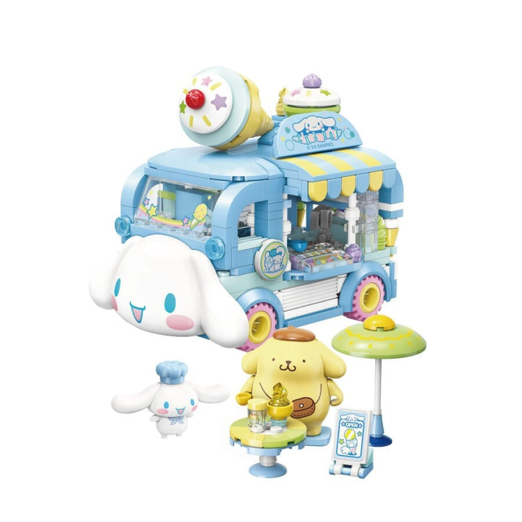 Keeppley Cinnamoroll And Pompompurin Ice Cream Truck Sanrio