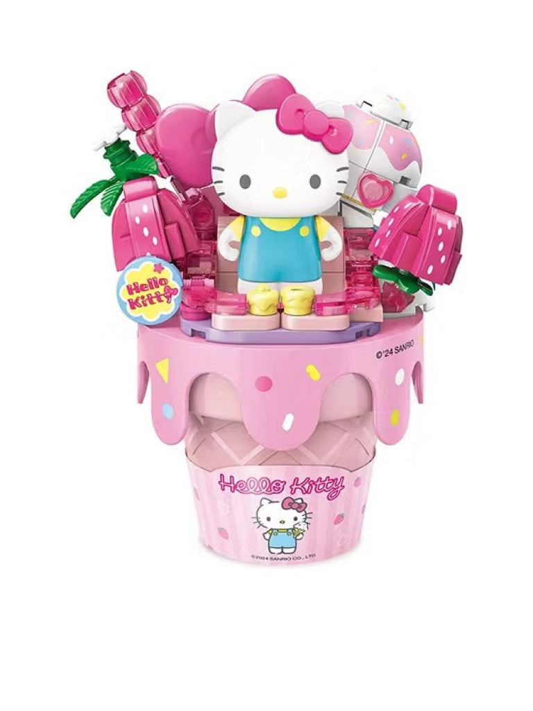 Keeppley Hello Kitty Strawberry Crispy Cone Sanrio