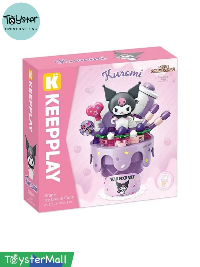 Keeppley Kuromi Grape Crispy Cone Sanrio