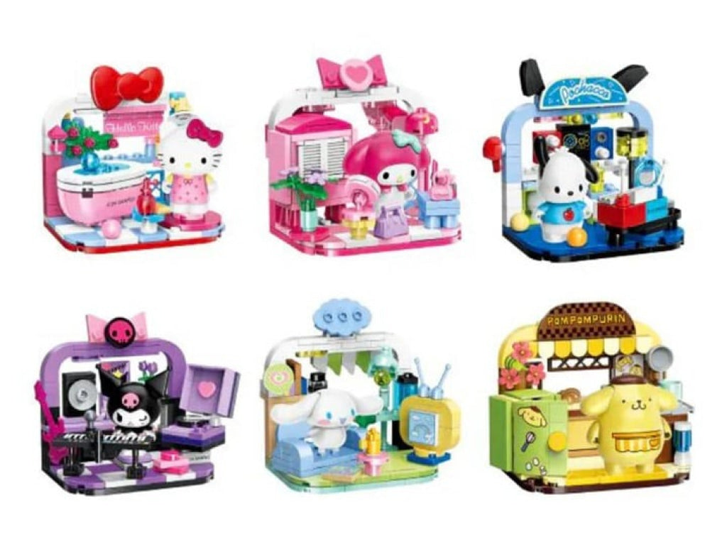 Keeppley Sanrio Have Fun At Home Building Block Blind Box Single Pack - Assorted