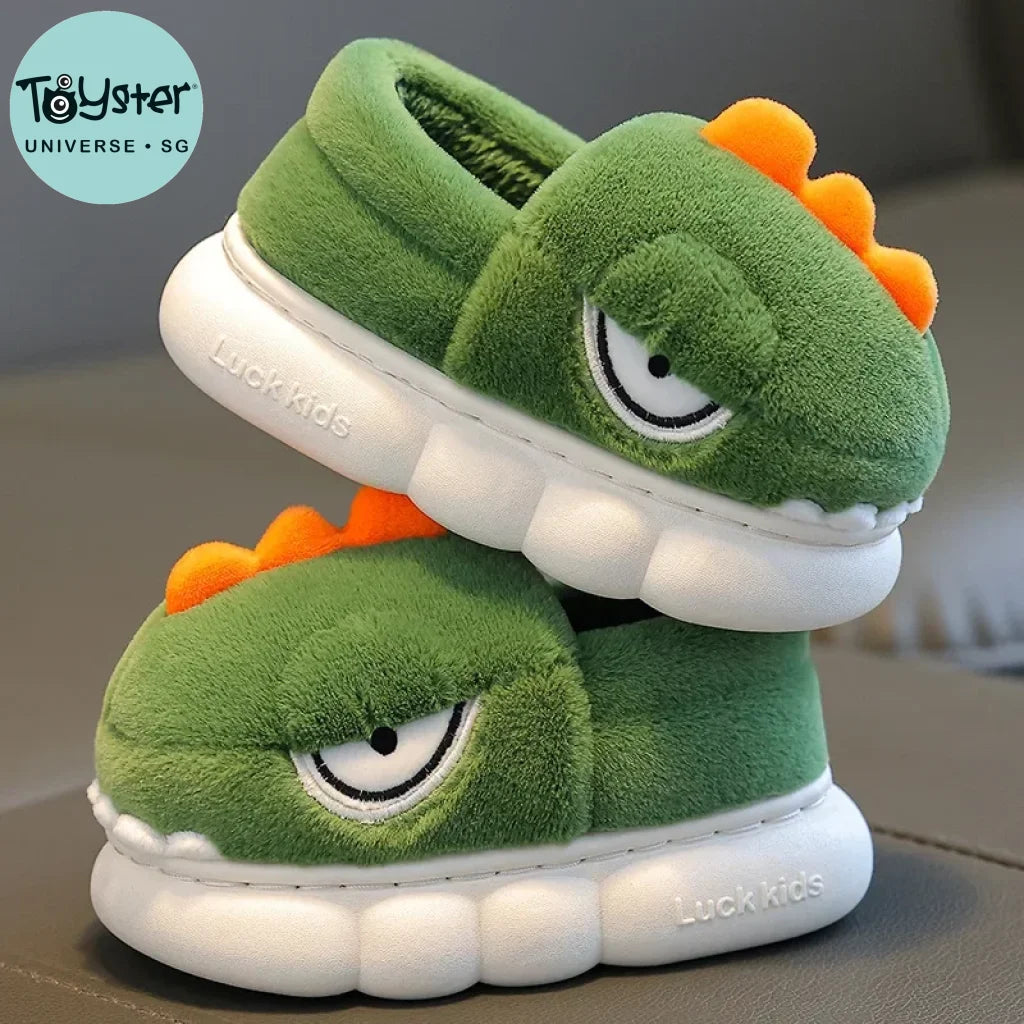 Kids Adorable Dinosaur Slippers