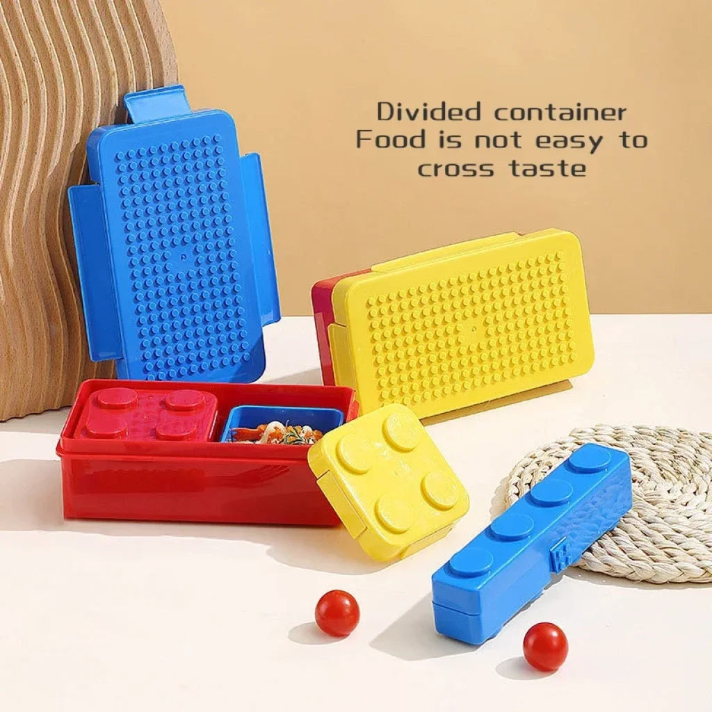 Kids Brick Lunch Box Building Blocks Set