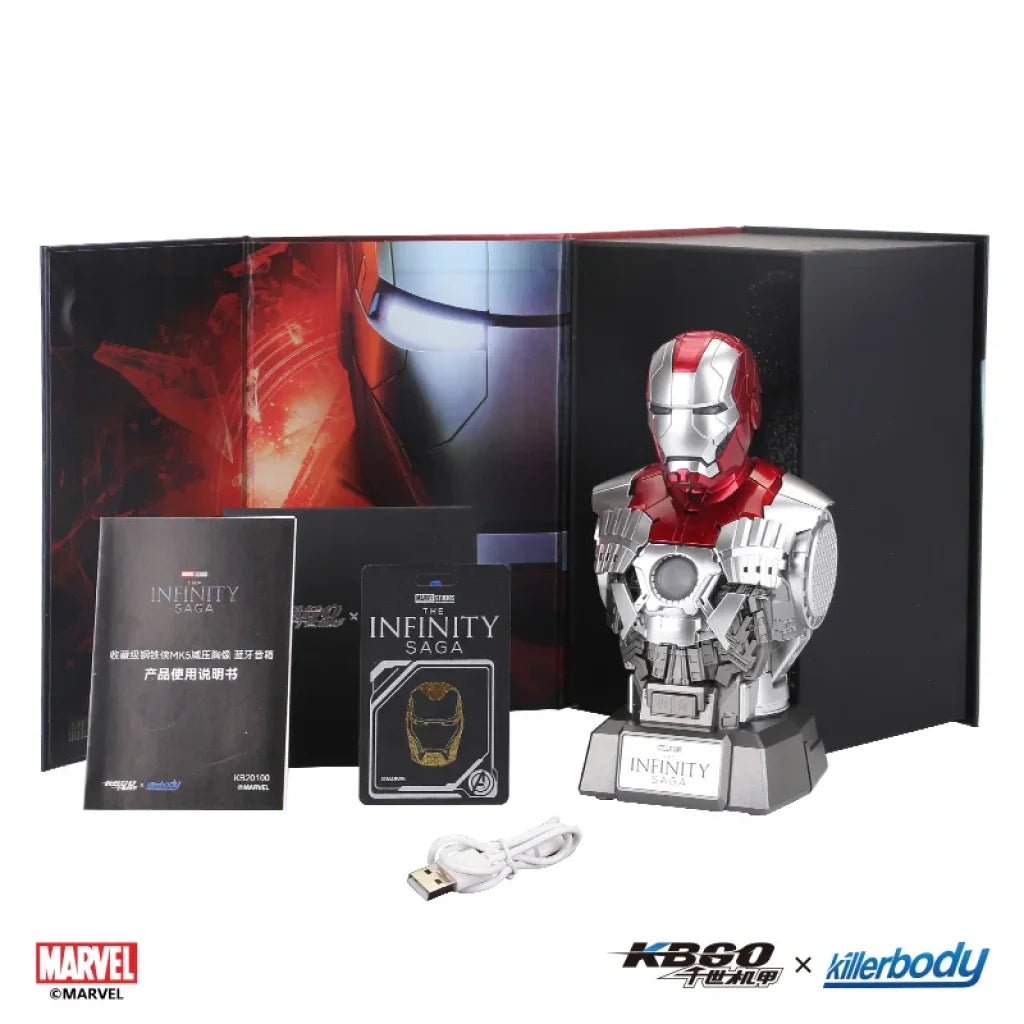 Killerbody Mk5 Pressure-relief Bust Bluetooth Speaker - Red / 18cm / USB|China Mainland
