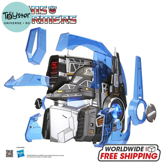 Killerbody Transformers G1 Optimus Prime Wearable Helmet With Detachable Armor Parts - Blue / One Size / China Mainland