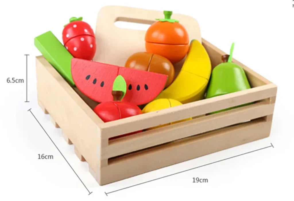 Kitchen Series Classic Wooden Pretend Play - Fruit