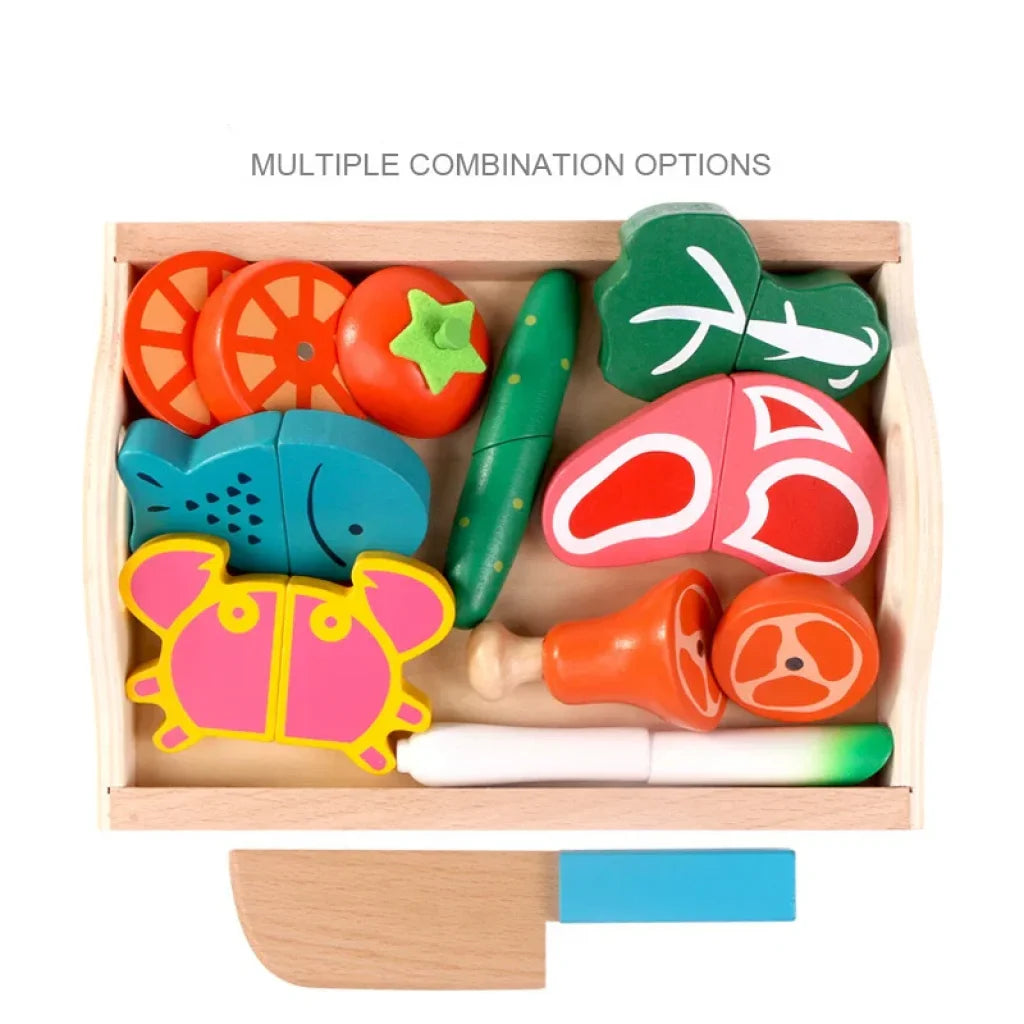 Kitchen Series Classic Wooden Pretend Play - K