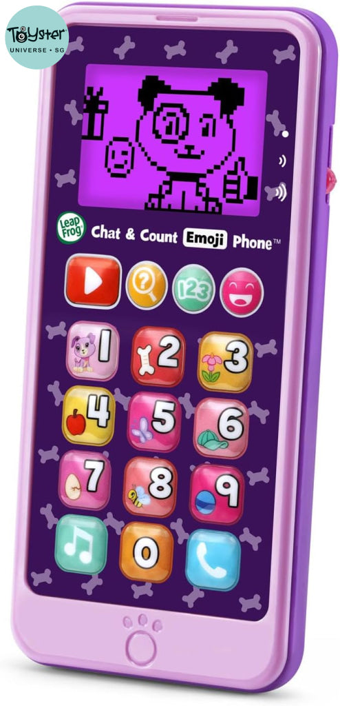 Leap Frog Chat And Count Emoji Phone Purple Leapfrog
