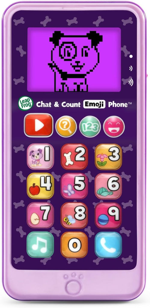 Leap Frog Chat And Count Emoji Phone Purple Leapfrog