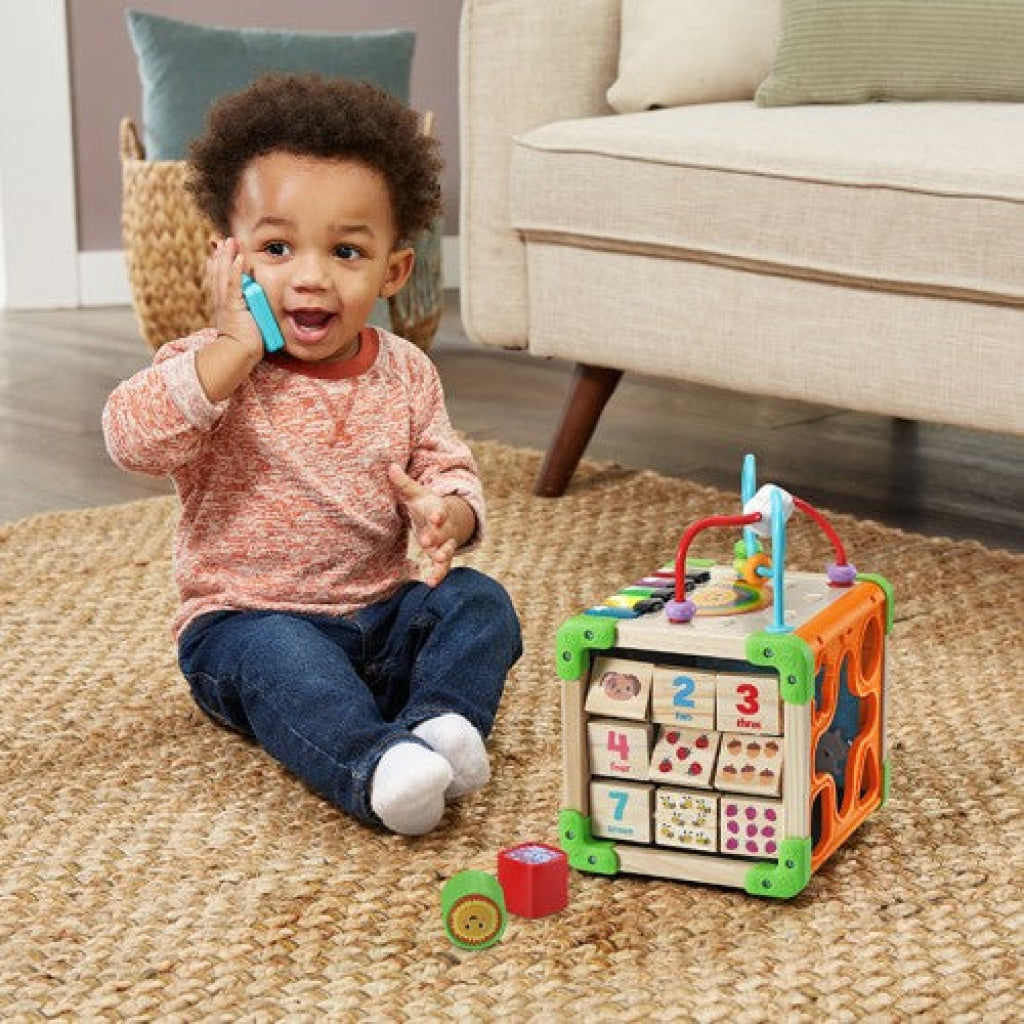LeapFrog Touch and Learn Wooden Activity Cube - LeapFrog