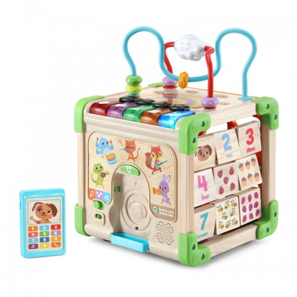 LeapFrog Touch and Learn Wooden Activity Cube - LeapFrog