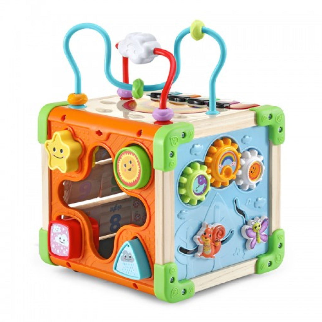 LeapFrog Touch and Learn Wooden Activity Cube - LeapFrog