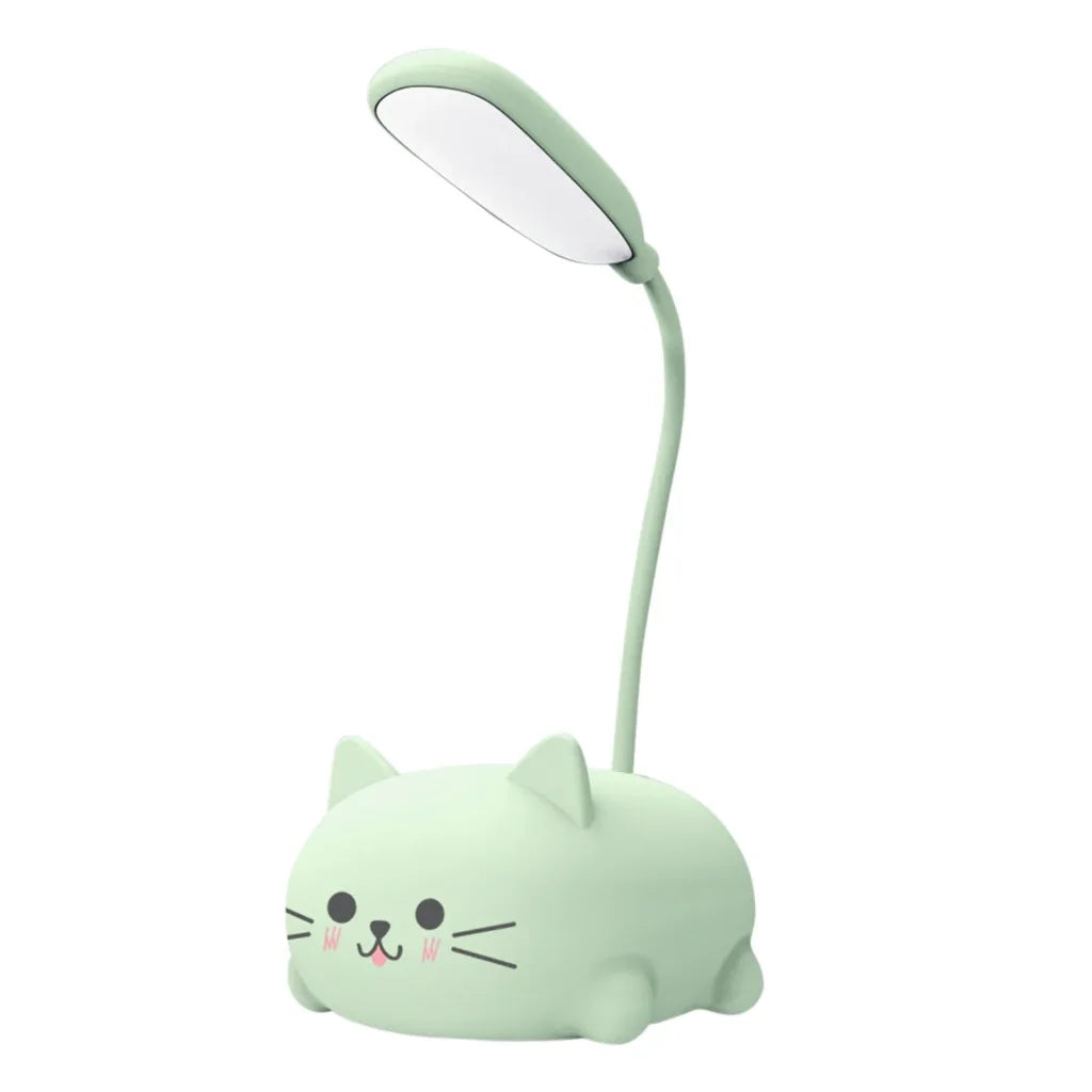 Led Desk Lamp For Kids Bedroom Cute Cat Usb Rechargeable