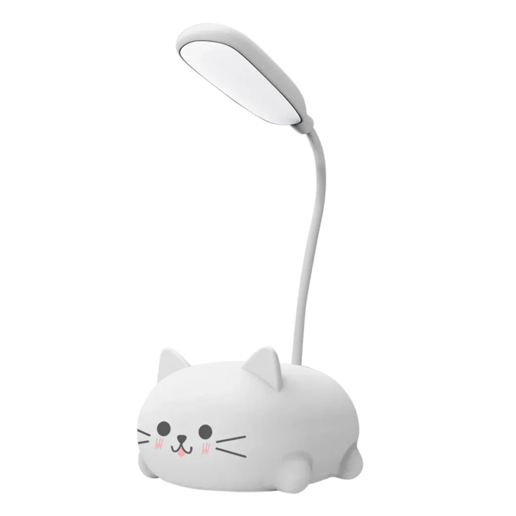 Led Desk Lamp For Kids Bedroom Cute Cat Usb Rechargeable