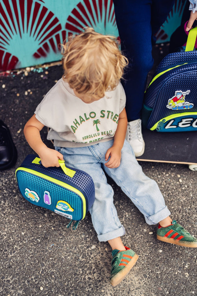 Light + Nine Insulated Lunch Tote Surf Lime Light + Nine