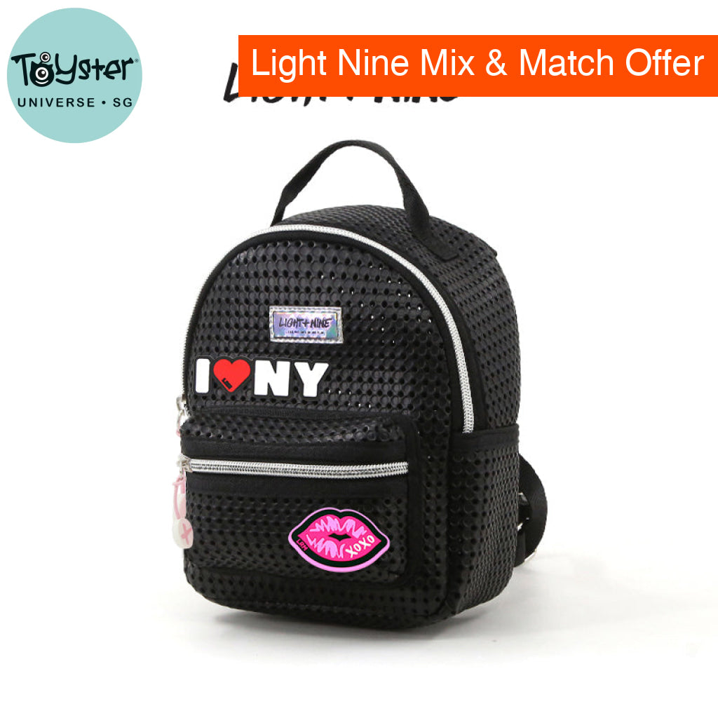 Light + Nine Mini Backpack Black - Light + Nine