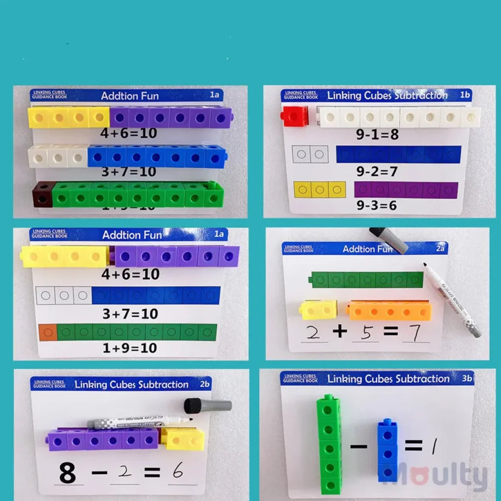 Linking Math Cubes With Activity Cards