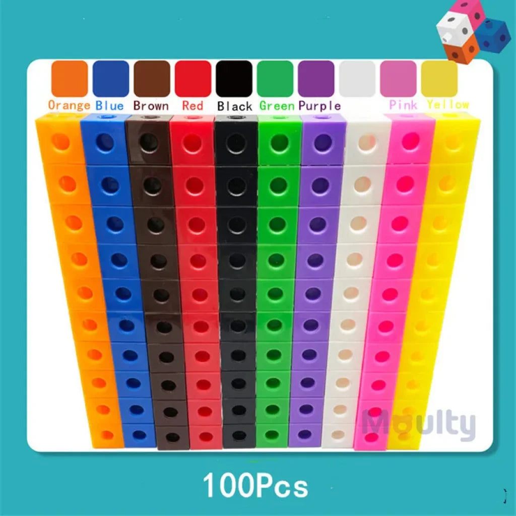 Linking Math Cubes With Activity Cards
