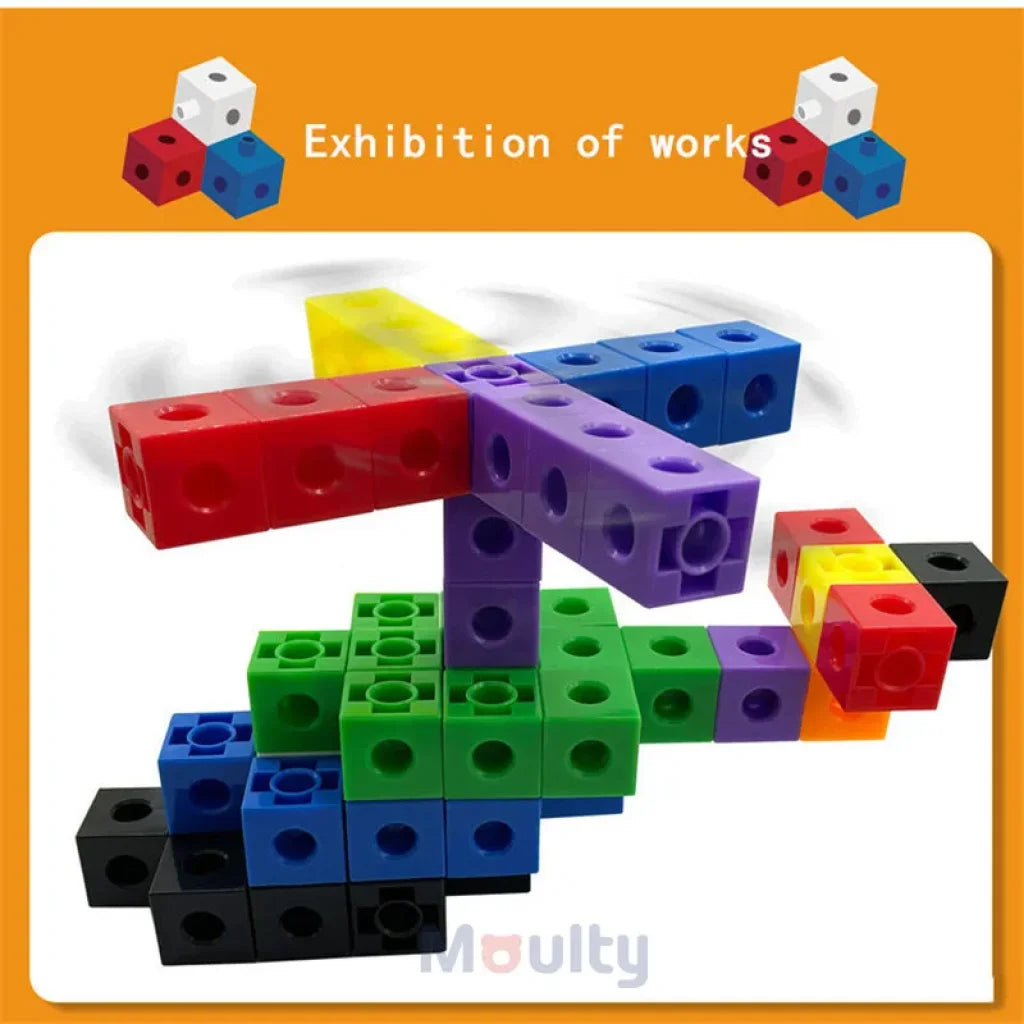 Linking Math Cubes With Activity Cards
