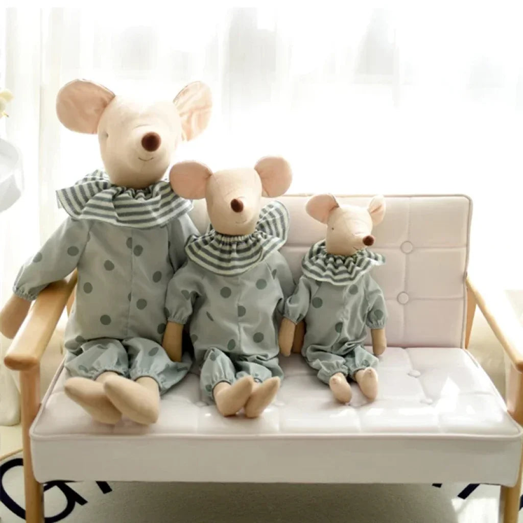 Little Cotton Bowknot Mouse Doll