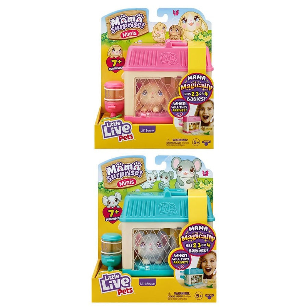 Little Live Pets Mama Surprise Series 2 Mini Playset - Mouse