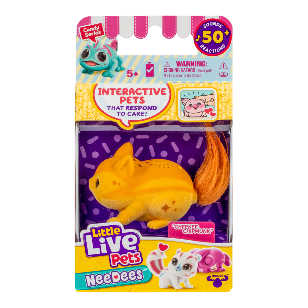 Little Live Pets S2 Needees - Assorted - Cheekee Chipmunk - Little Live Pets
