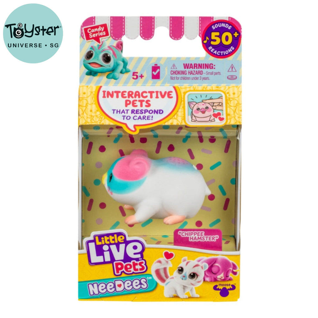 Little Live Pets S2 Needees - Assorted - Chippee Hamster - Little Live Pets