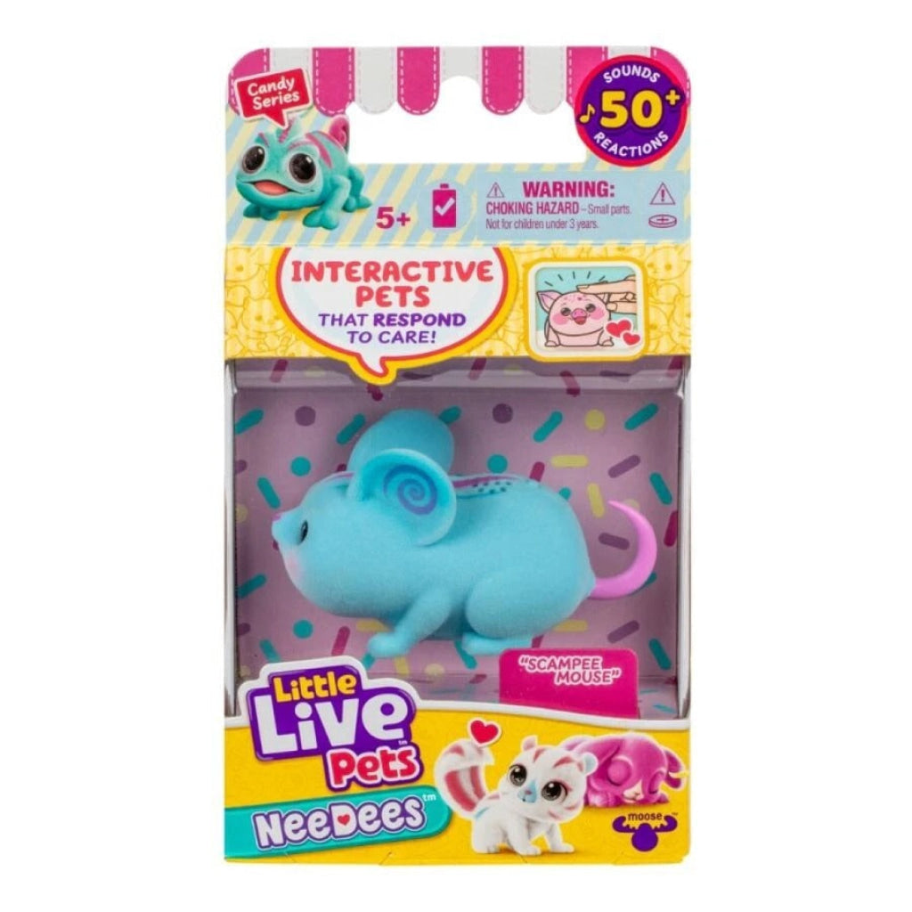 Little Live Pets S2 Needees - Assorted - Scampee Mouse - Little Live Pets