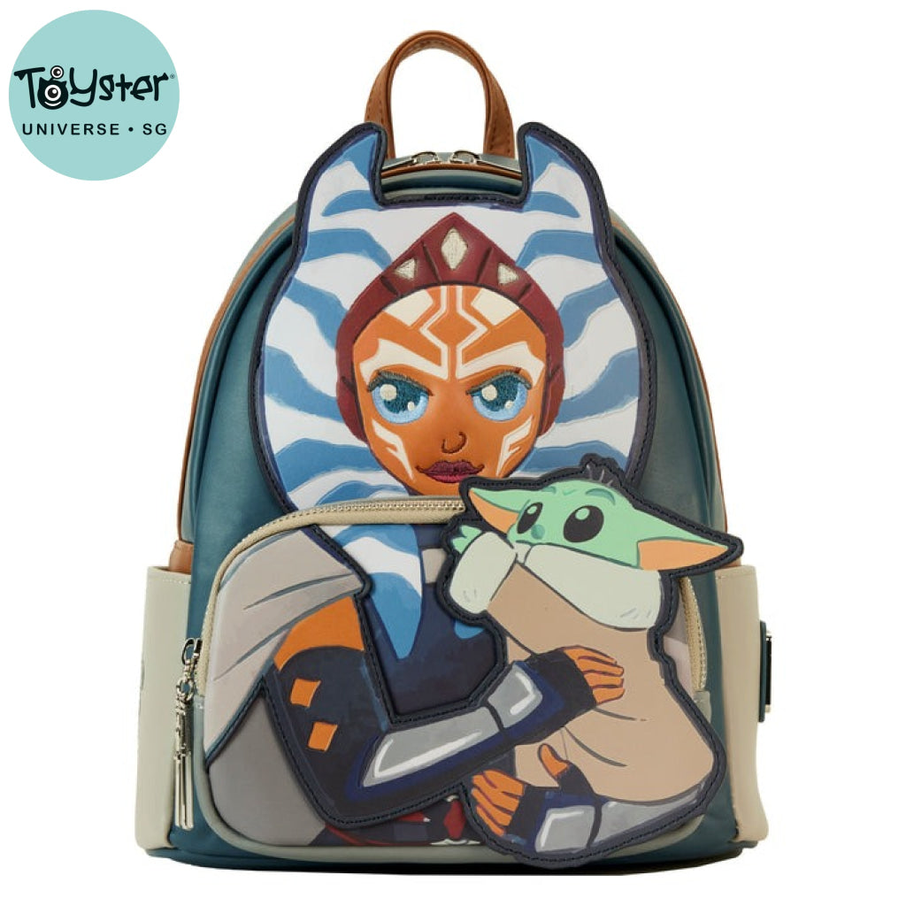 Loungefly Mandalorian Ahsoka Holding Grogu Mini Backpack - Loungefly