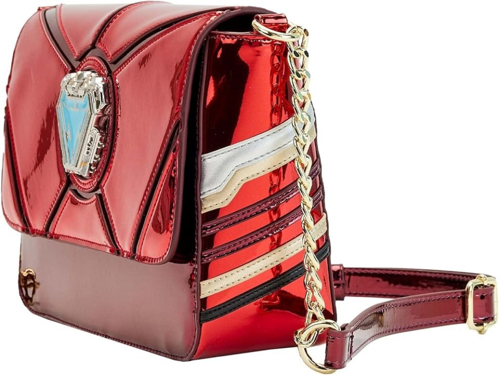 Loungefly Marvel Iron Man 15th Anniversary Cosplay Crossbody Bag - Loungefly