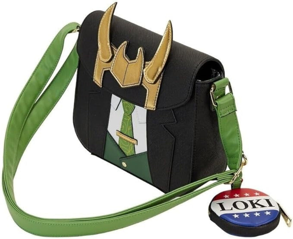 Loungefly Marvel Loki for President Crossbody Bag - Loungefly